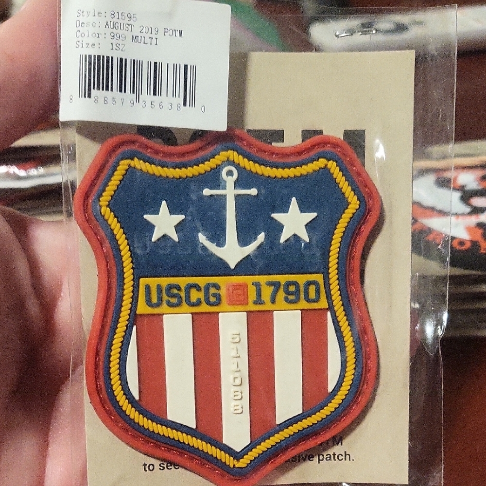 5.11 August 2019 POTM USCG 1790 Anchor Patch